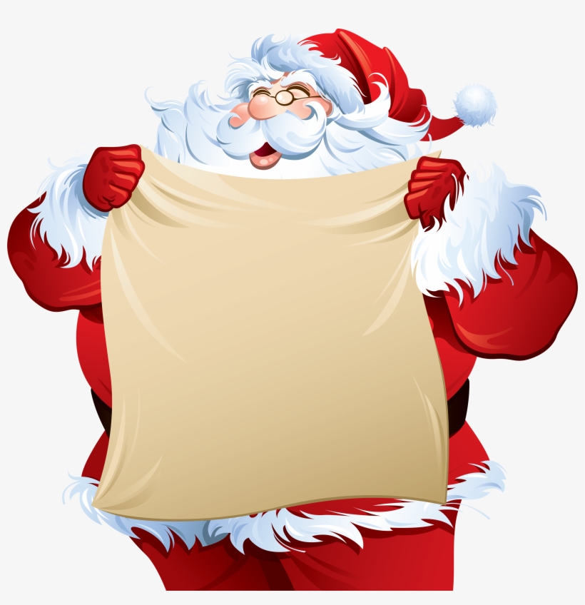 Claus Png Image - Santa Claus List Png, transparent png download