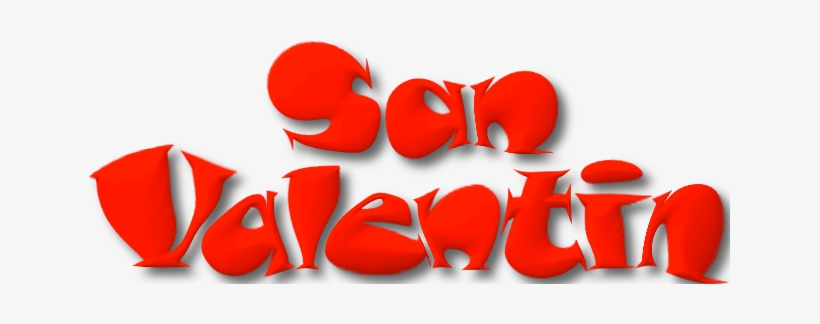 Son Textos O Palabras Con Las Palabras San Valentin - Dia De San Valentin Png, transparent png download