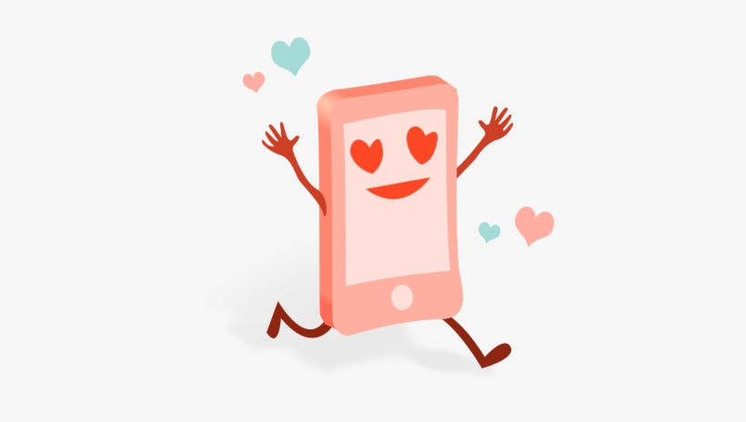 Móvil Enamorado - San Valentin Celular, transparent png download