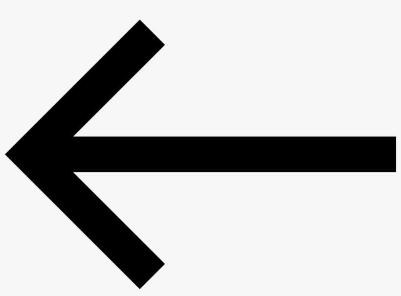 Arrow Thin Line To The Left Comments - Left Arrow, transparent png download