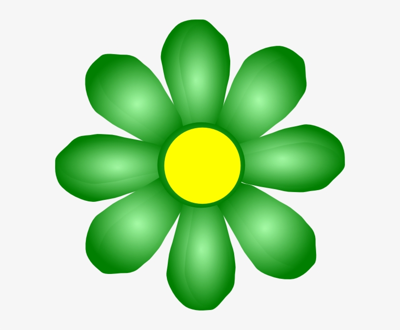 Flower Clipart Green, transparent png download