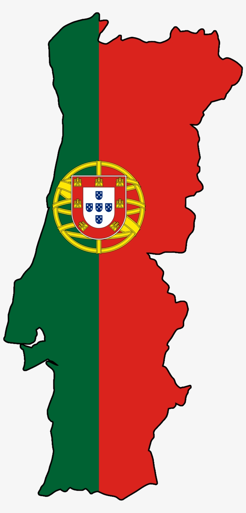Portugal Map Flag Land Country 1489214 - Map Of Nepal And Portugal, transparent png download