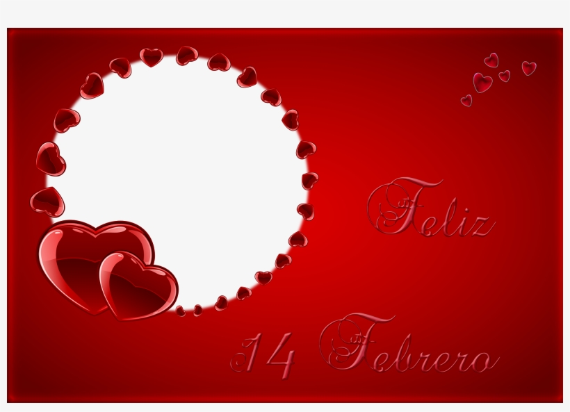 Aquí Os Dejo La Plantilla - Tarjetas Felicitacion San Valentin, transparent png download