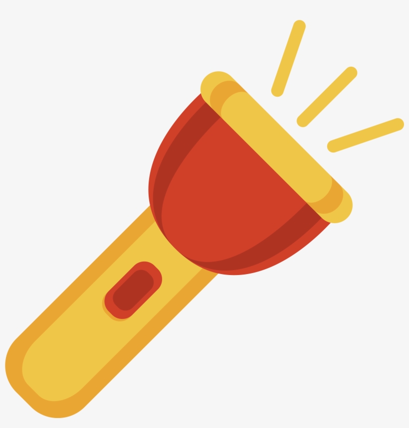 Clipart At Getdrawings Com Free For Personal - Cartoon Clipart Flashlight, transparent png download