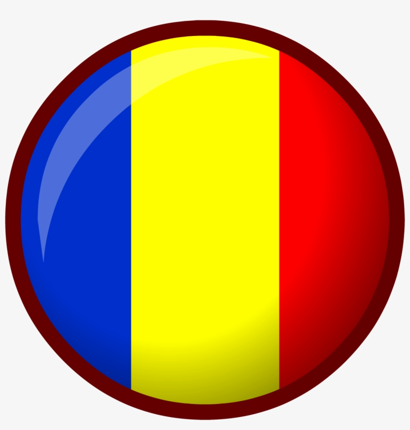 Clothing Icons 7148 - Romanian Flag Circle, transparent png download