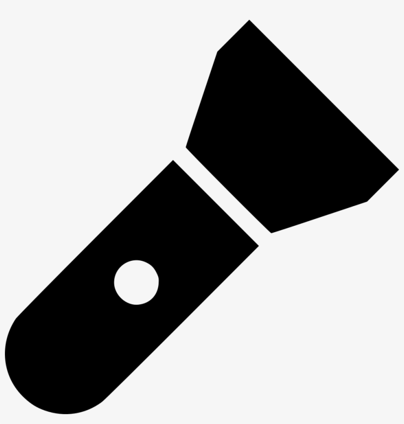 Flashlight Comments - Clipart Flashlight Png White, transparent png download