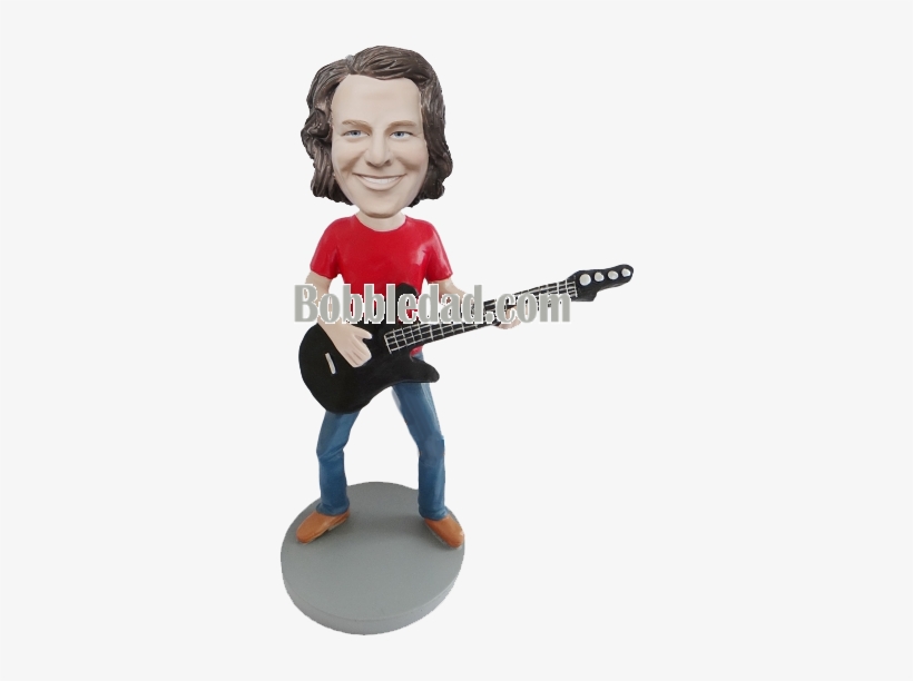 Bobble Head Guitar Player, transparent png download