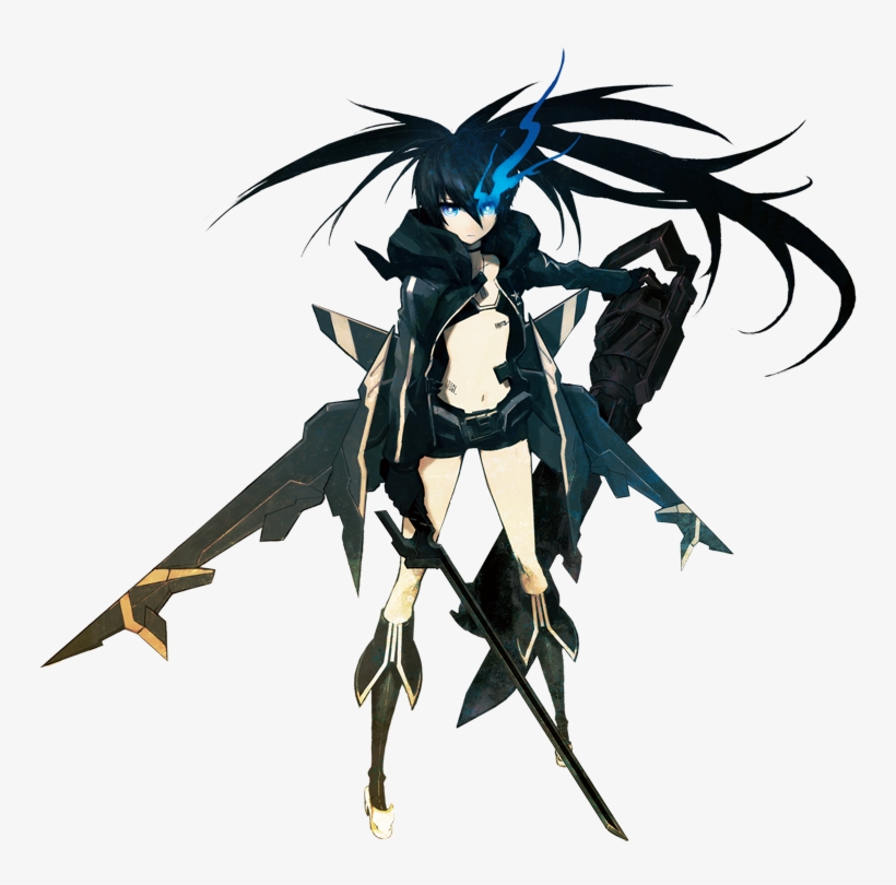 20101126 Brs01-1 - Black * Rock Shooter: The Game, transparent png download