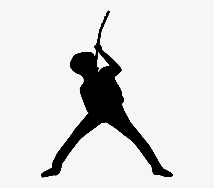 Man, Person, Player, Guitar, Music - Thin Lizzy Silhouette, transparent png download