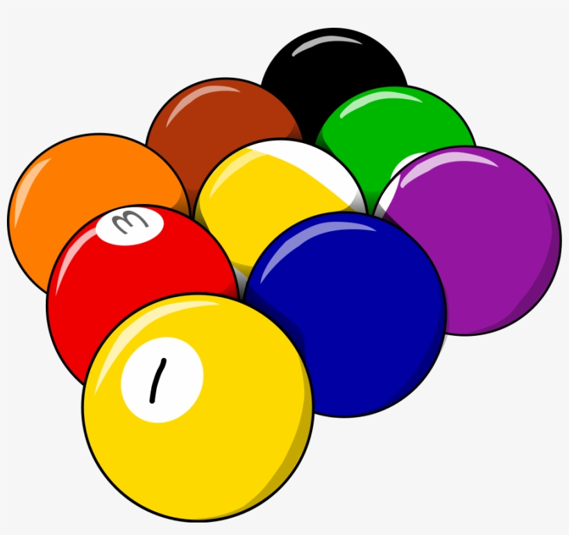 Clipart Info - 9 Balls Clipart, transparent png download