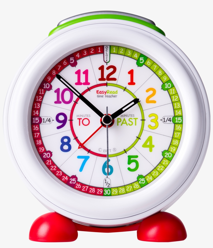 Easyread Time Teacher Alarm Clock Rainbow Face Easyread Time Teacher
