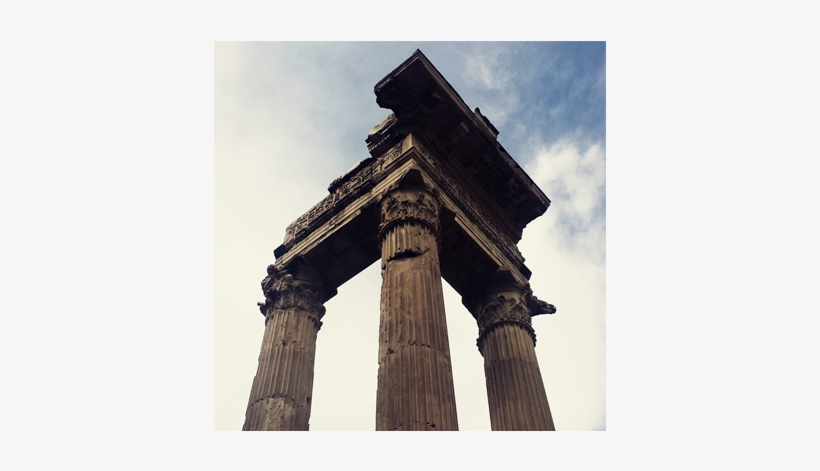 Three Pillars, Foro Romano - Photography, transparent png download