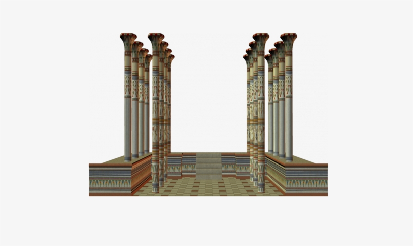 Egypt - Egyptian Columns - Egypt, transparent png download
