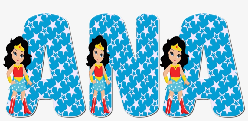 Alfabeto Mulher Maravilha Png, transparent png download
