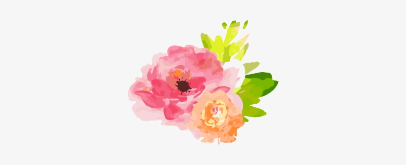 Flower Water Paint Png, transparent png download