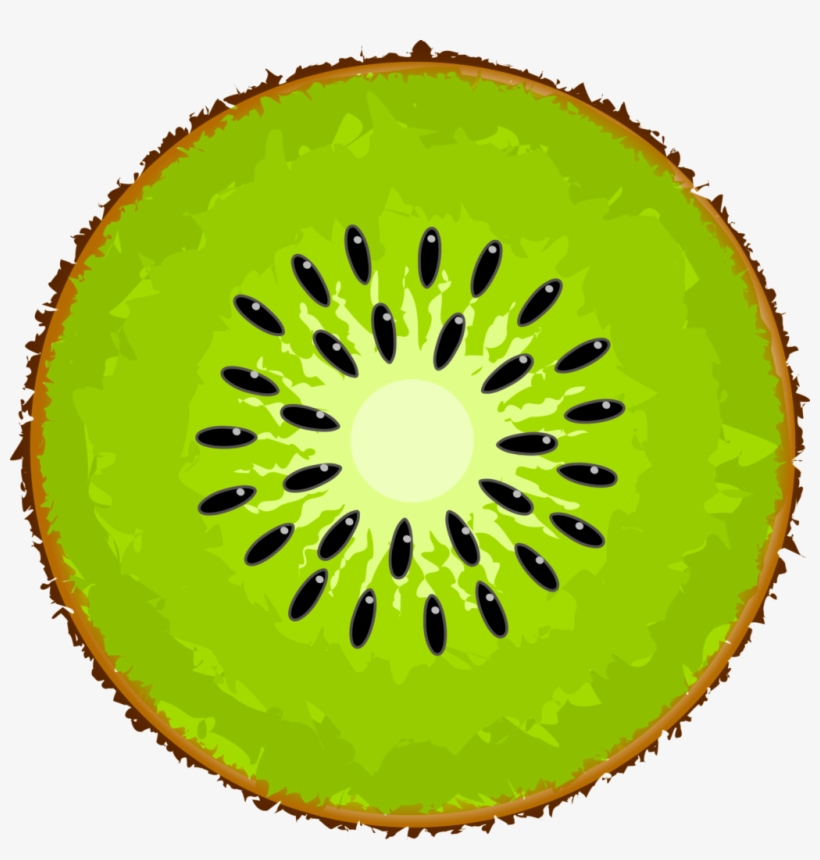 Kiwi Clipart - Kiwi Slice Png, transparent png download