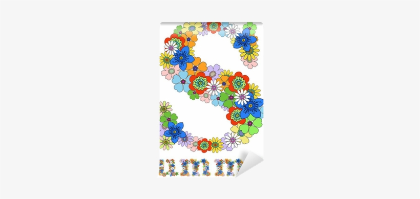 Letter S And Word Summer Floral - Craft, transparent png download