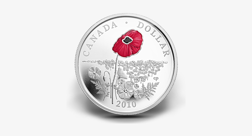 The Mint Issued A $1 Poppy Coin In - 2010 Proof Silver Dollar - Limited Edition Poppy, transparent png download