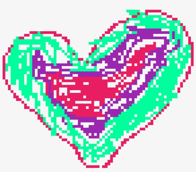 A Rainbow Heart - Heart, transparent png download