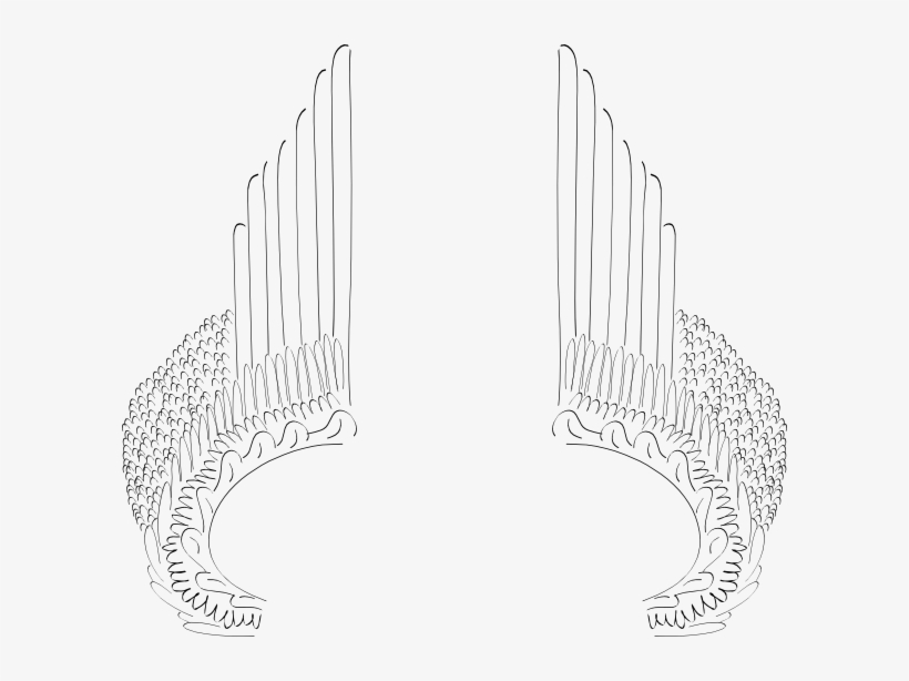 How To Set Use Angel Wings Svg Vector, transparent png download