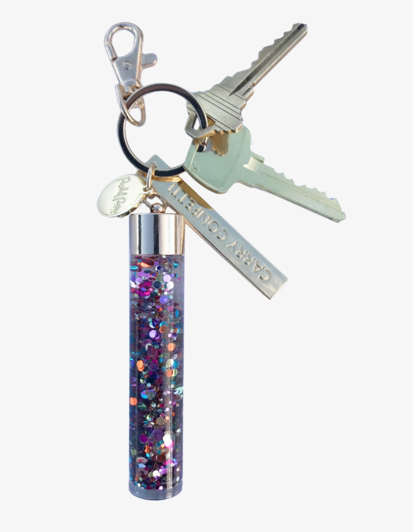 Packed Party Confetti Keychain - Packed Party, Inc., transparent png download