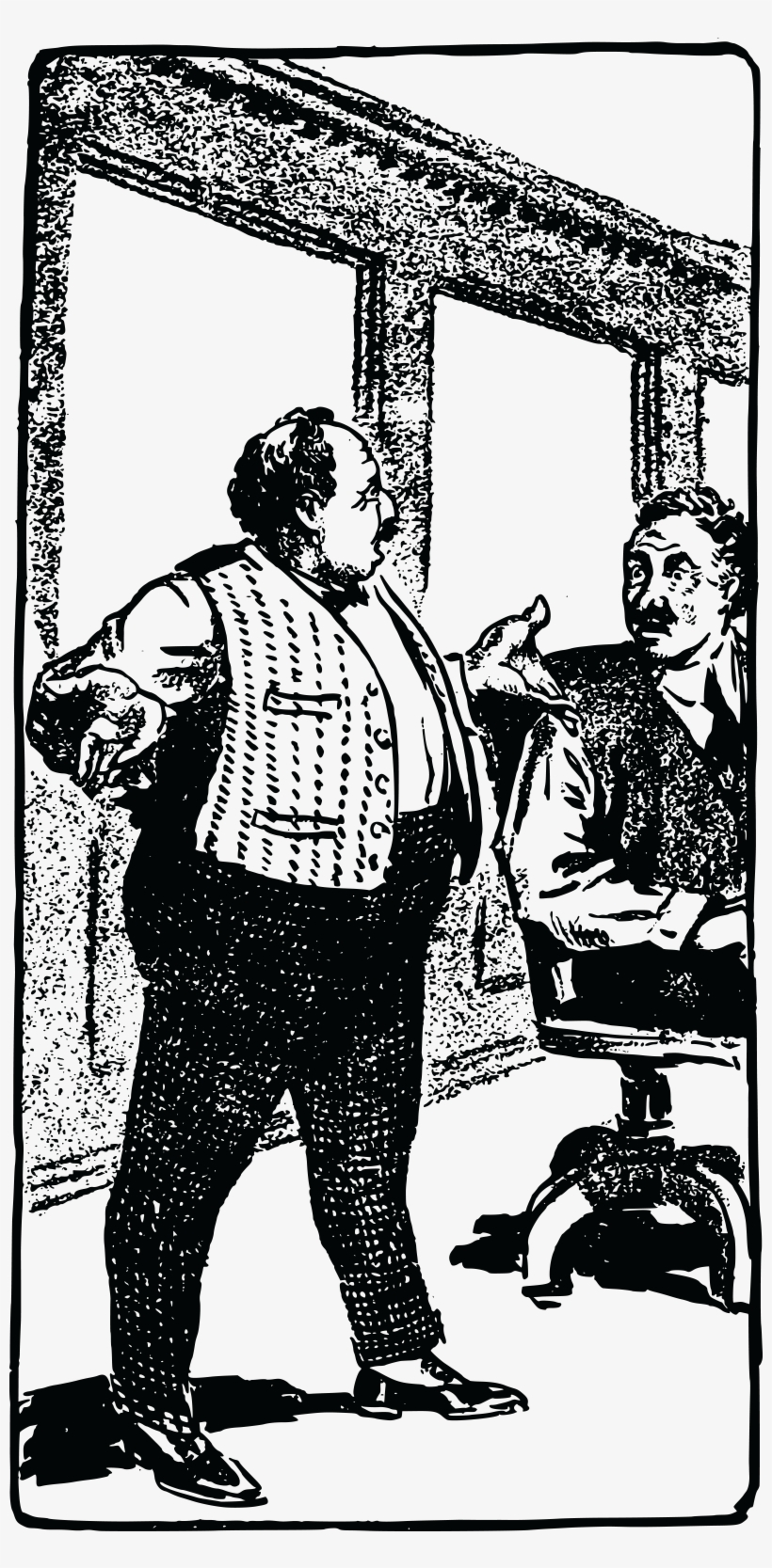 Free Clipart Of Editors Talking - Drawing, transparent png download