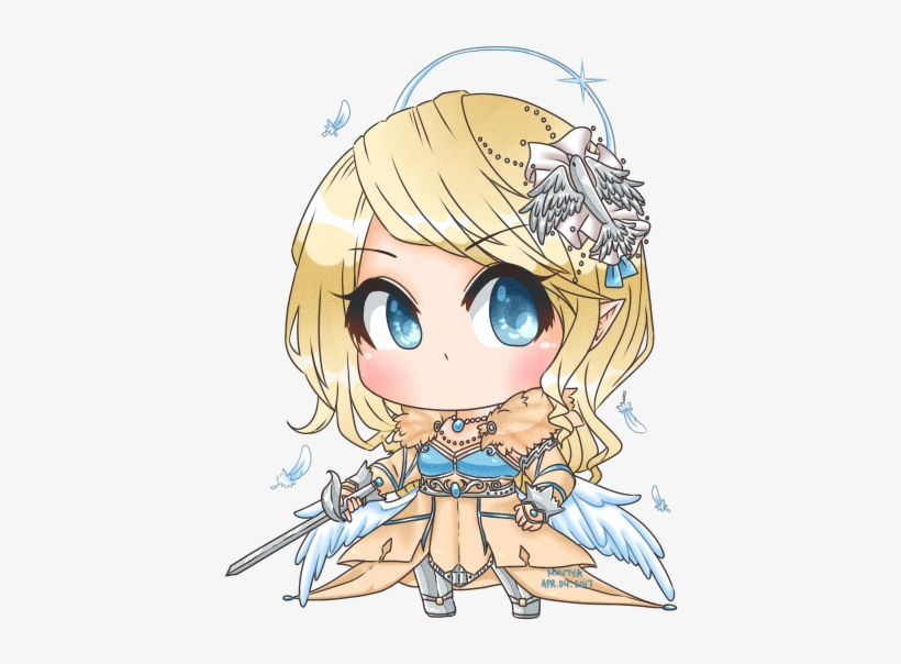 Exp Chibi Png Black And White Library - Library, transparent png download