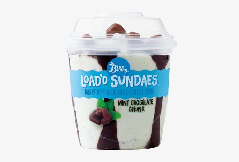Blue Bunny Load D Sundaes, transparent png download