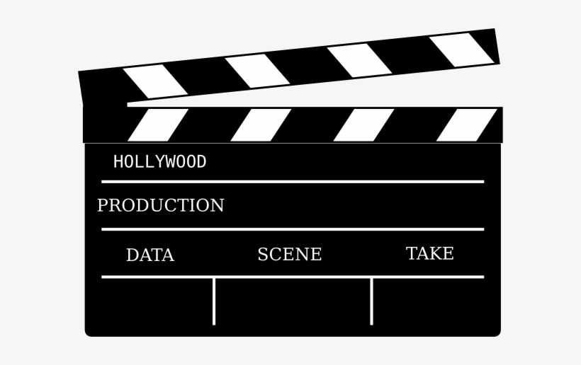 Jpg Transparent Cinema Action Prop Clip Art At Clker - Clapper Board ...