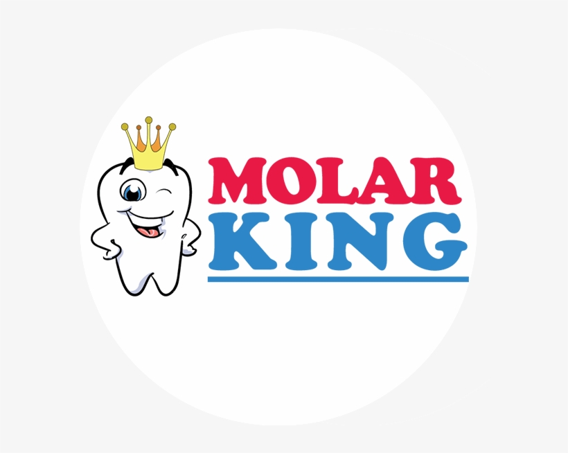 Molar King Logo - Smiling Tooth Vinyl Wall Decal, Size Medium, transparent png download