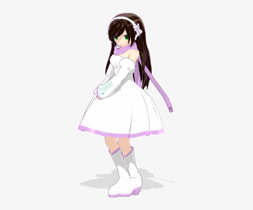 Clothing Purple Violet Anime Joint Fictional Character - Mikumikudance, transparent png download
