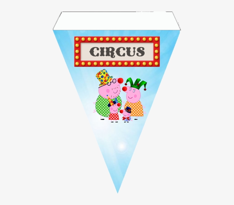 Peppa Pig At The Circus Free Printable Banner - Circus, transparent png download