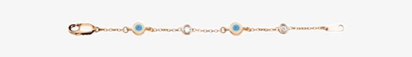 Baby Evil Eye Diamond Bracelet Baby, Bracelets - Chain, transparent png download