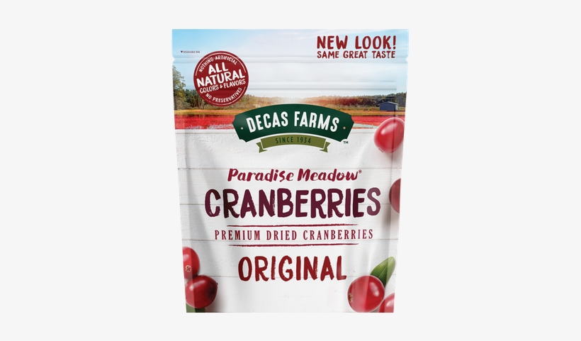 Decas Farms Paradise Meadow Original Premium Dried - Cranberry, transparent png download