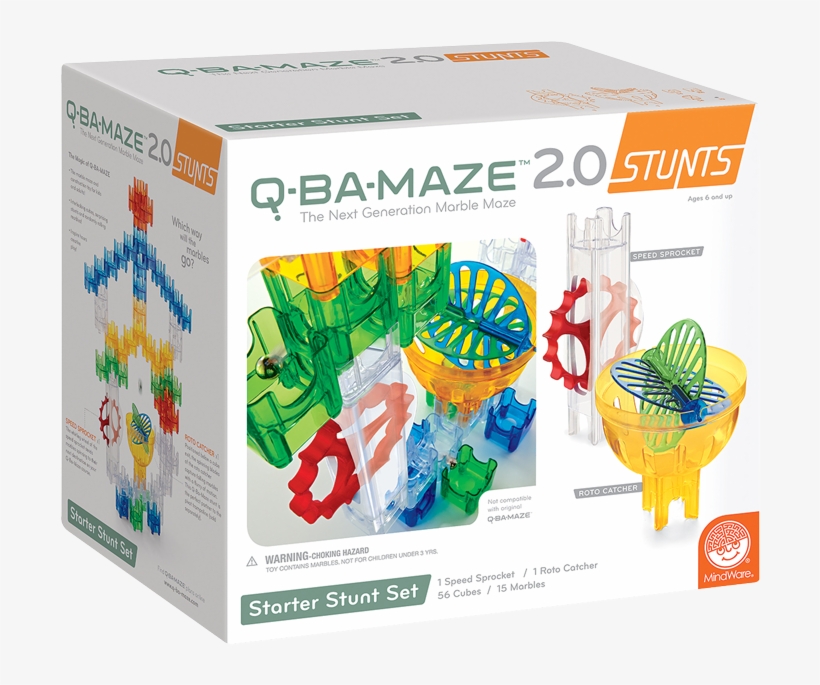Mindware Q Ba Maze - Mindware Q-ba-maze 2.0 Starter Stunt Set, transparent png download