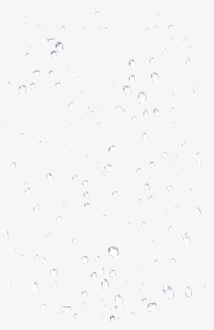 Las Gotas De Agua Y Gotas En El Cristal - Handwriting, transparent png download