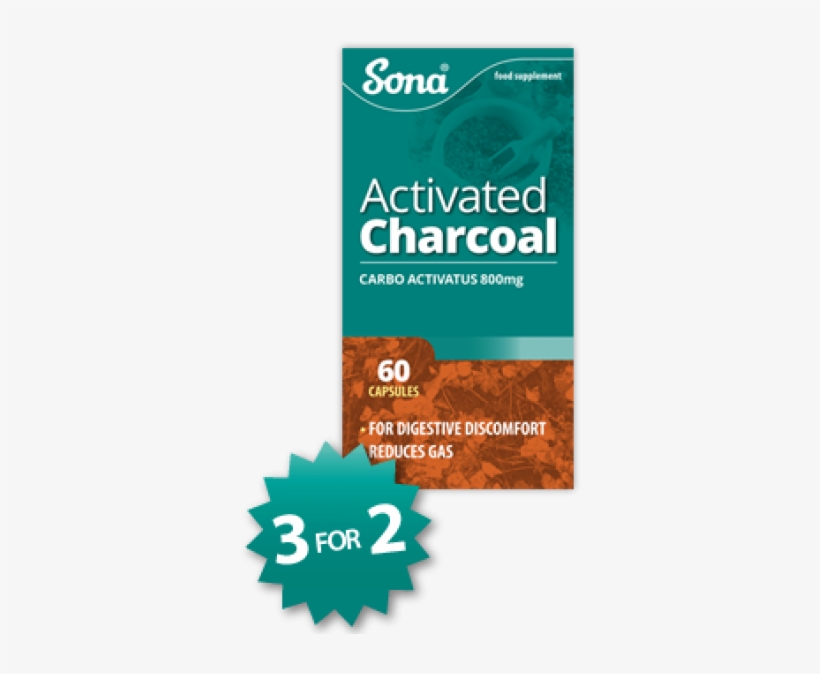 Activated Charcoal - Sona Activated Charcoal, transparent png download