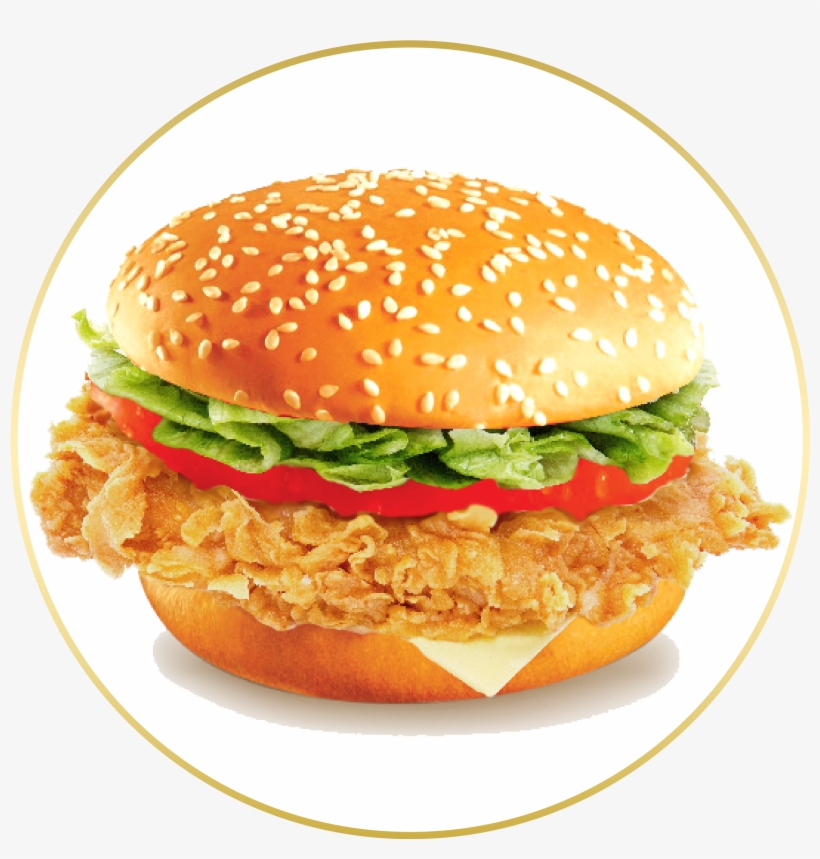 53- Hamburguesa De Pescado - Zinger Burger Pics Png, transparent png download