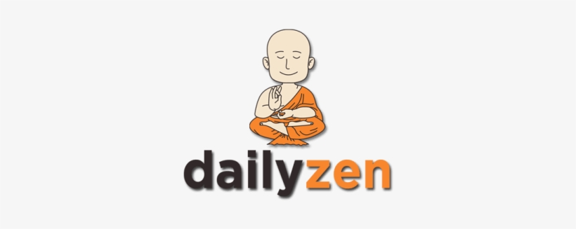 Cropped Daily Zen Monk Logo Design - Logo, transparent png download