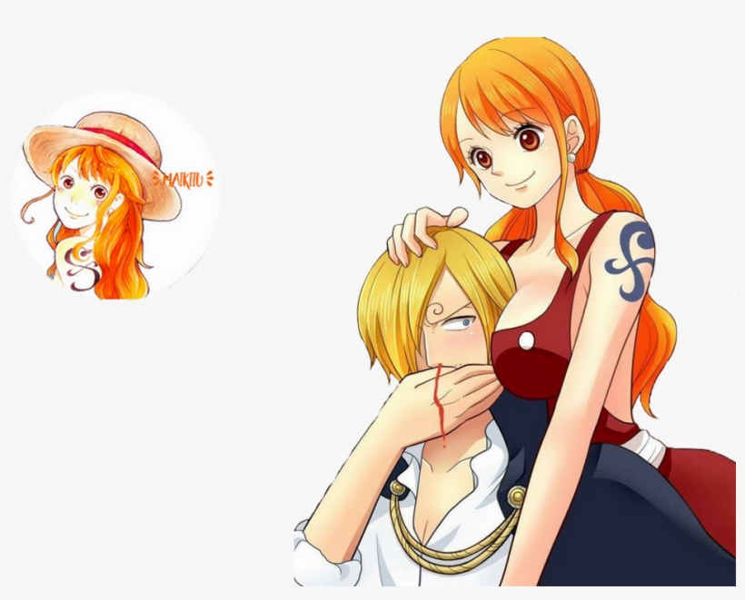 Resultado De Imagen Para Sanji Nami - Sanji And Nami Fanart, transparent png download