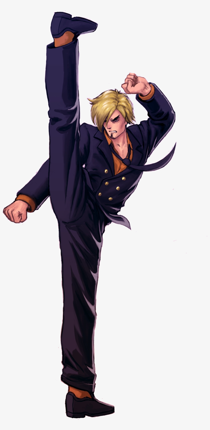 My Take On Sanjione - Sanji Fanart Kick, transparent png download