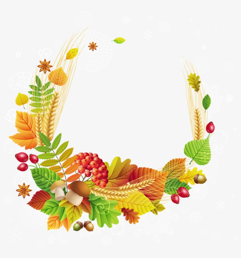 Фотки Fall Clip Art, Flower Frame, Autumn Theme, Indian - Стихи Ко Дню Пожилого Человека, transparent png download