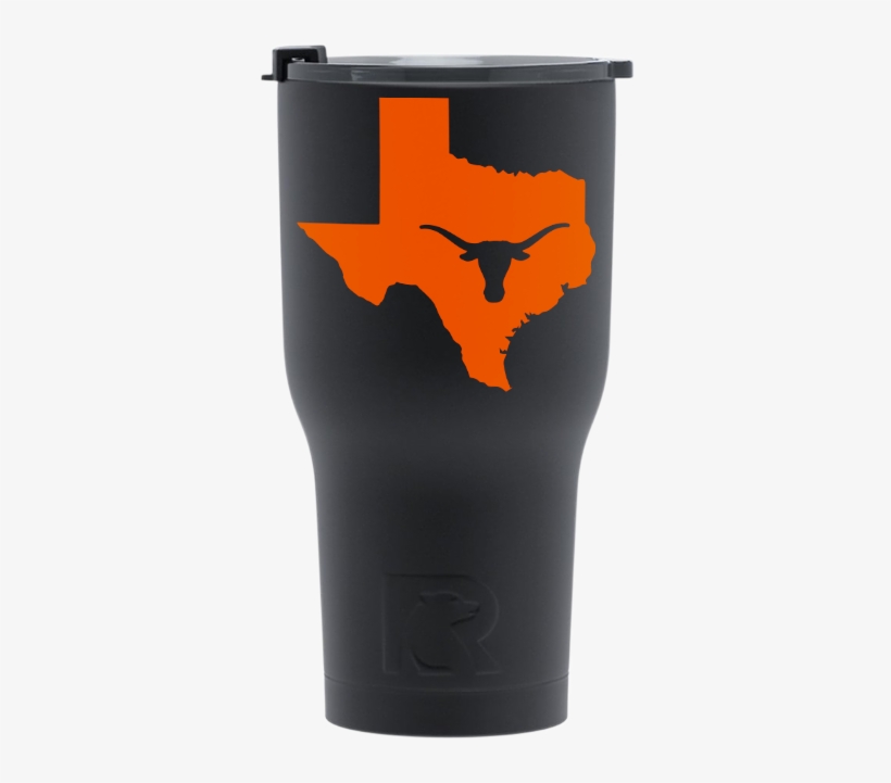 Black With Orange Tumbler - Personalized Tumbler, transparent png download