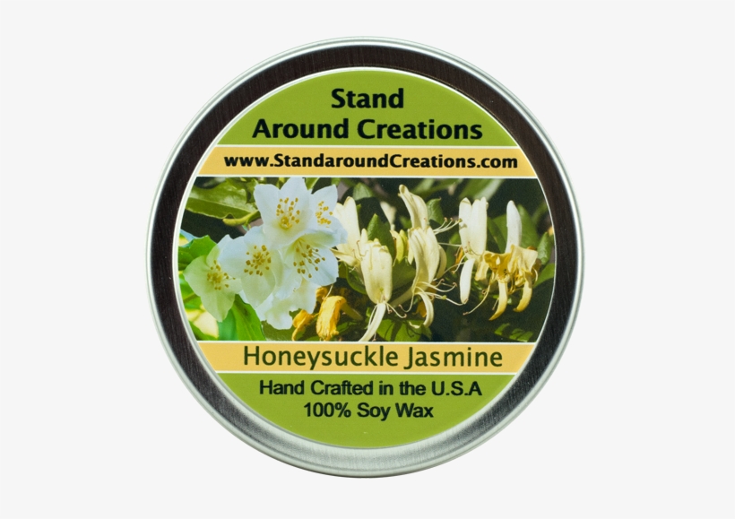 Honeysuckle / Jasmine Tin 6-oz - Stand Around Creations Honeysuckle / Jasmine Tin 8-oz.,, transparent png download