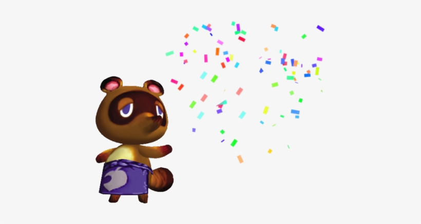 Confetti Gif Transparent Download - Crazy Redd And Tom Nook, transparent png download