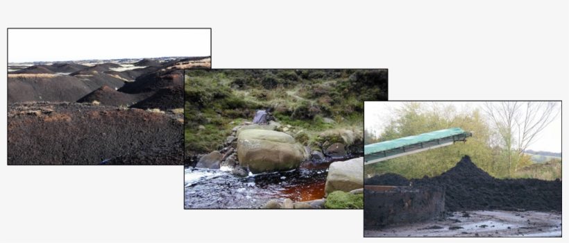 Bare Peat Washes Into Water Sources And Is Extracted - Water, transparent png download