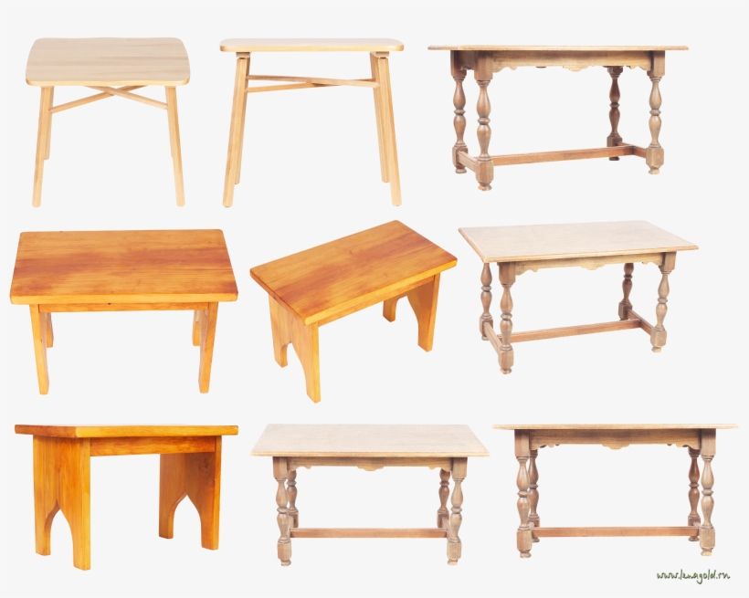Wooden Tables Png Image - Portable Network Graphics, transparent png download