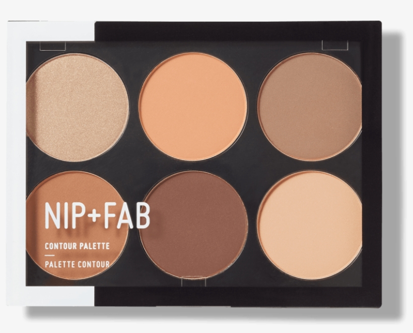 Contour Palette Medium Nip Fab - Nip And Fab Highlighter Palette, transparent png download