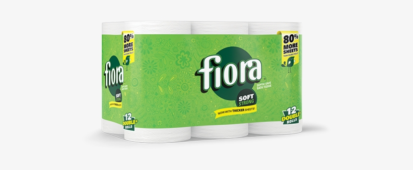 Fiora Toilet Paper Double Rolls - Fiora Bath Tissue, transparent png download