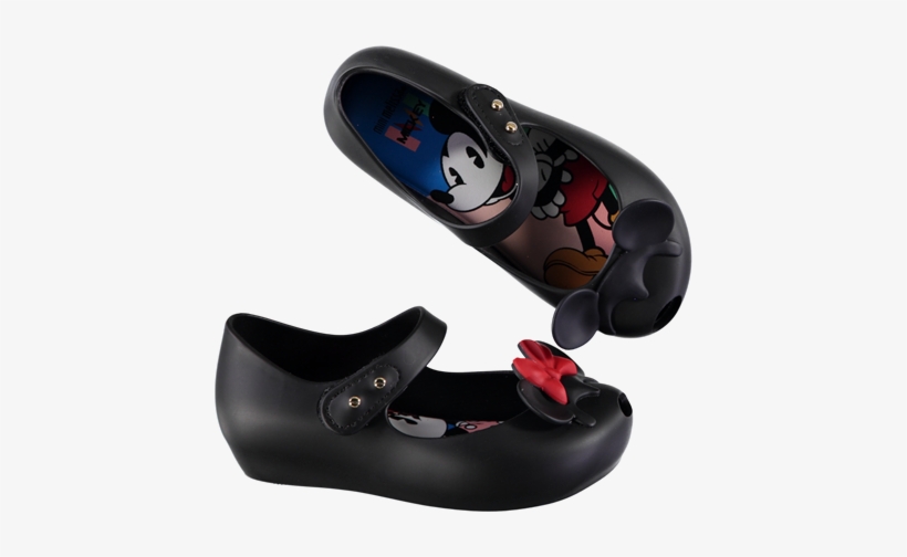 Picture Of Mini Ultragirl Minnie & Mickey Mouse 'ears' - Slip-on Shoe, transparent png download